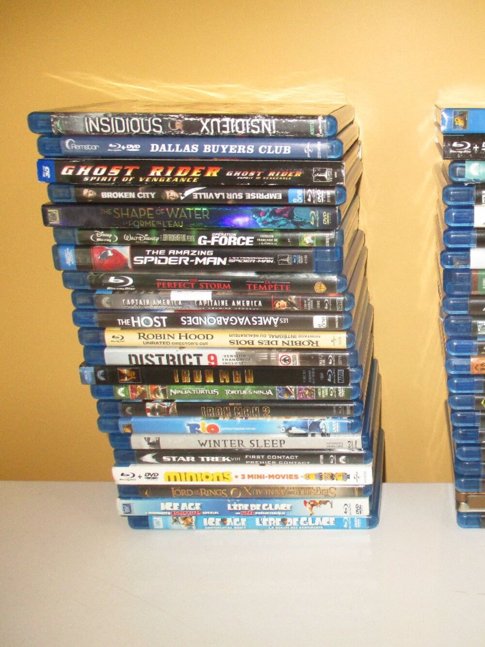 42 Blu-ray DVD's Comedy, Drama , Kids, Super Hero, Horror